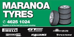 Logo for Maranoa Tyres Vehicle Magnet